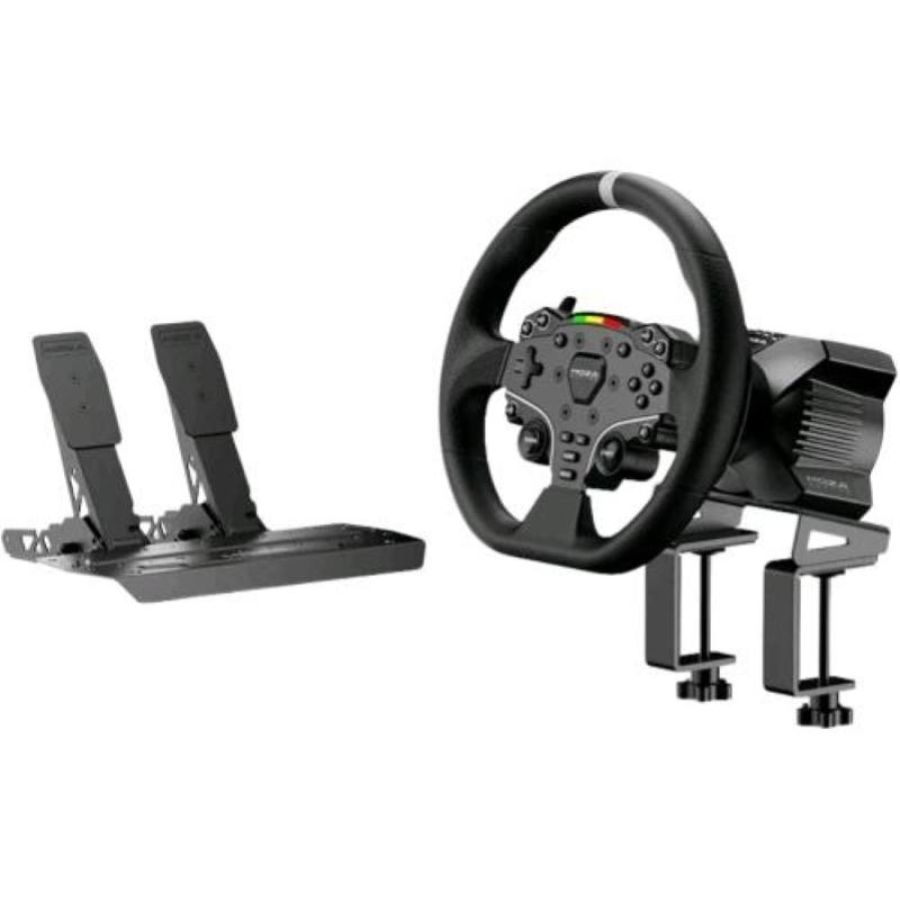 Moza racing r3 wheel & pedals bundle kit volante + pedaliera per pc