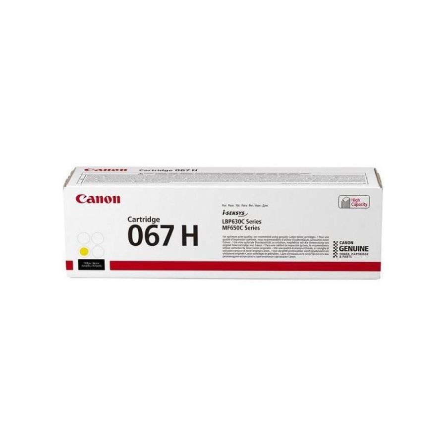 Canon 067h cartuccia toner 1 pz originale giallo