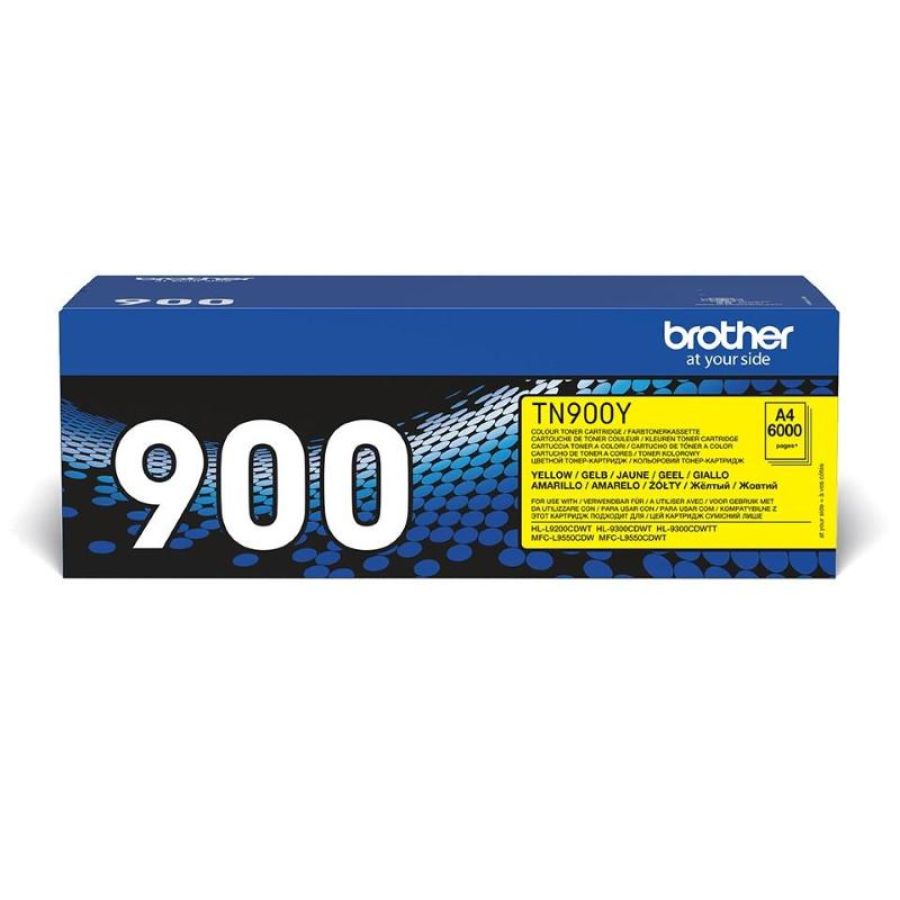 Brother tn-900y cartuccia toner 1 pz originale giallo