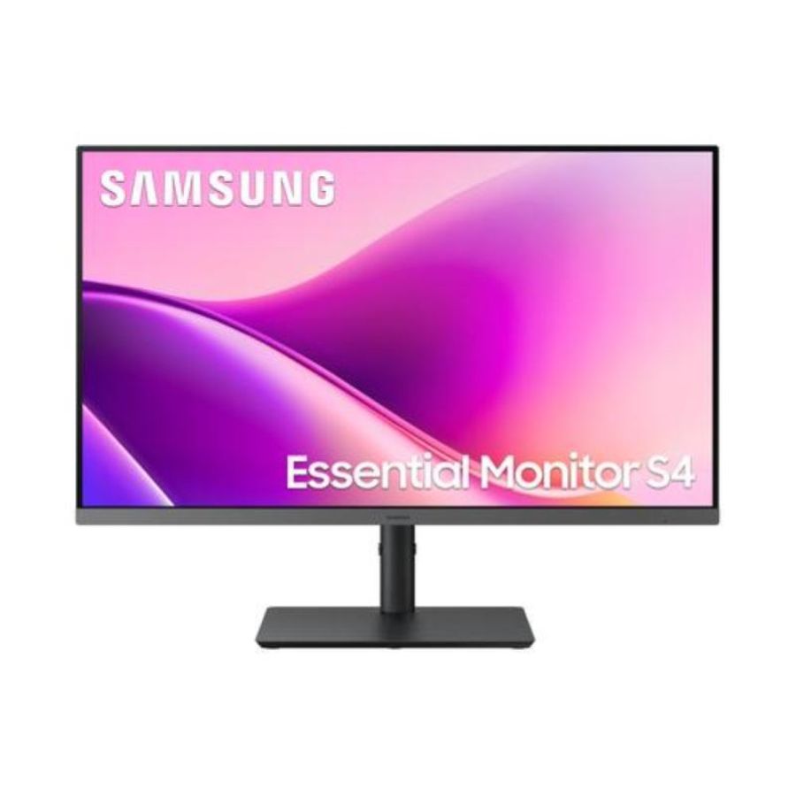 Samsung monitor 27 led ips 16:9 fhd 5ms 300 cdm 100hz, pivot, usb-c dock, dp/hdmi, multimediale, s4 s27f430