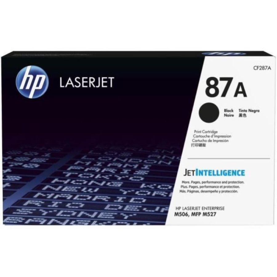 Hp toner nero 87a, 8.500pag per lj m5xx
