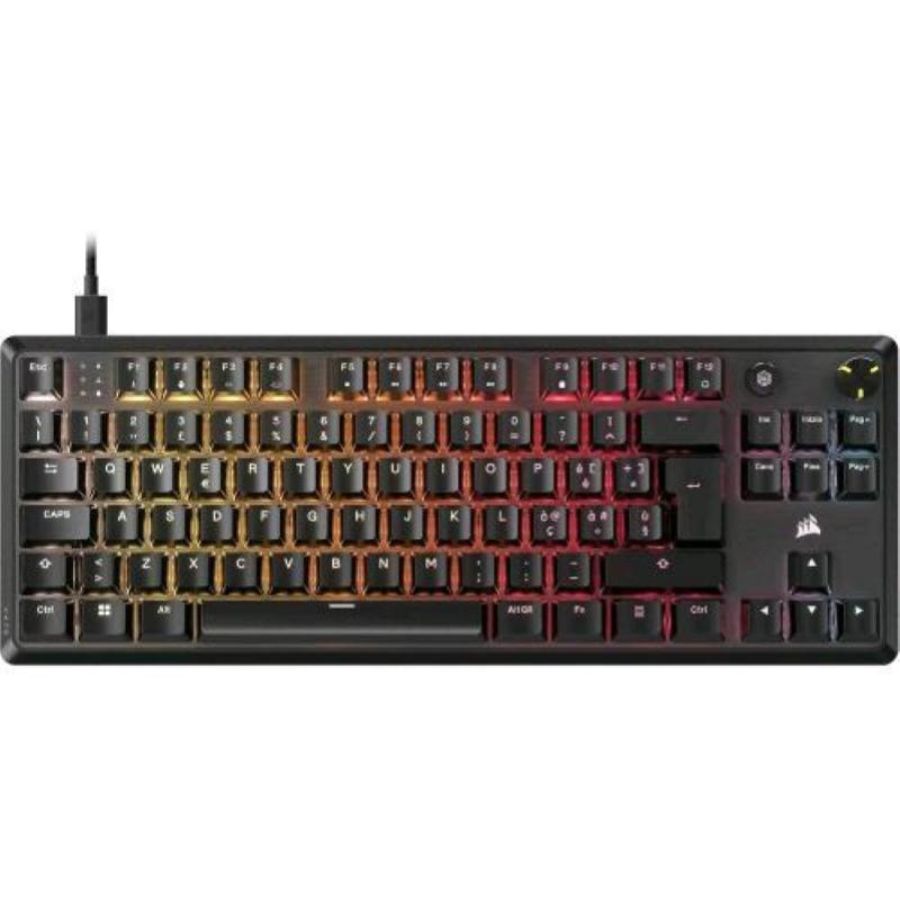 Corsair k70 core tkl rgb tastiera meccanica tenkeyless switch corsair mlx red usb layout italiano