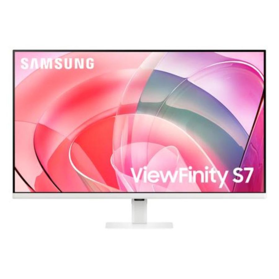 Samsung monitor 32 led va 16:9 4k uhd 5ms 350 cdm, pivot, dp/hdmi, bianco, viewfinity s7