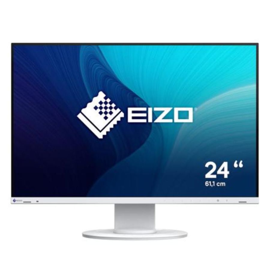 Eizo monitor 24,1 led ips 16:10 1920x1200 5ms 350 cdm, pivot, dp/hdmi, multimediale, flexscan ev2410