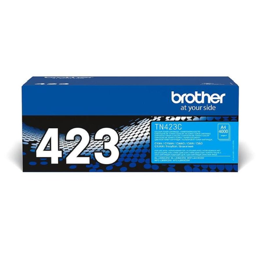 Brother tn-423c cartuccia toner 1 pz originale ciano