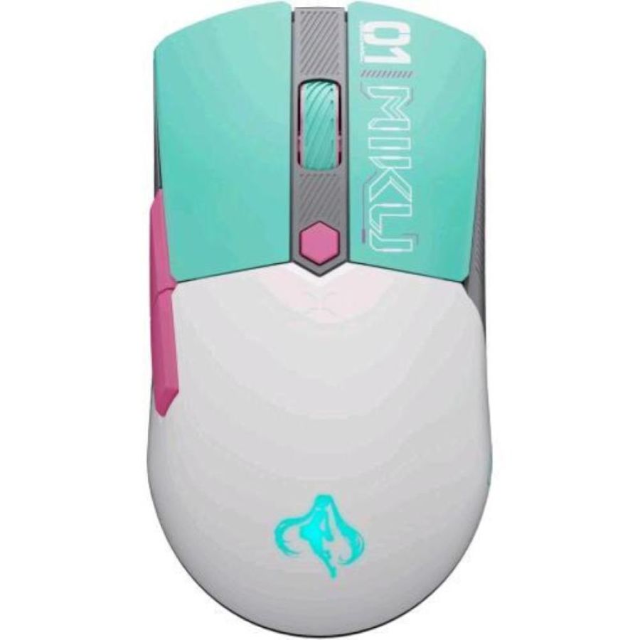 Asus tuf gaming mini mouse wireless hatsune miku edition mouse ottico wireless 12.000 dpi 6 tasti tri-mode usb/bluetooth/wireless limited edition