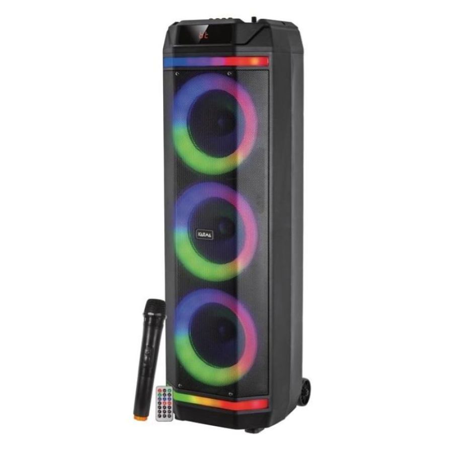 Cassa audio diffusore amplificato vibe twr con radiomicrofono - woofer 8