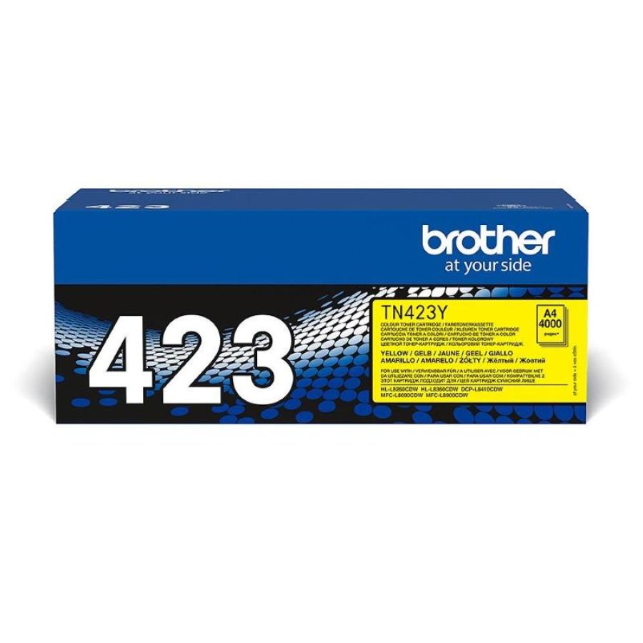 Brother tn-423y cartuccia toner 1 pz originale giallo