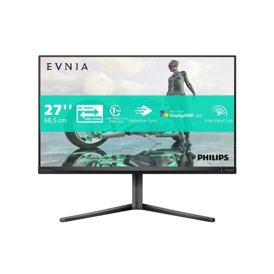 Philips evnia 3000 27m2n3800a/00 monitor pc 68,6 cm (27\) 3840 x 2160 pixel 4k ultra hd lcd grigio