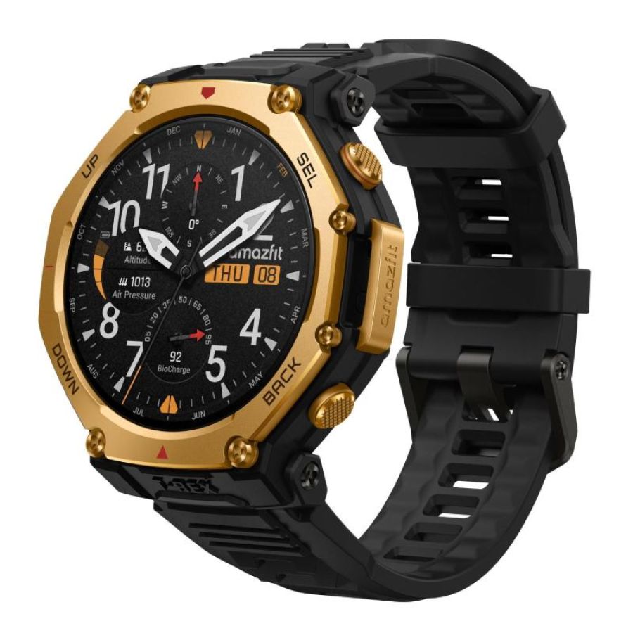 Amazfit t-rex 3 pro 3,81 cm (1.5\) amoled 48 mm digitale 480 x 480 pixel touch screen oro wi-fi gps (satellitare)