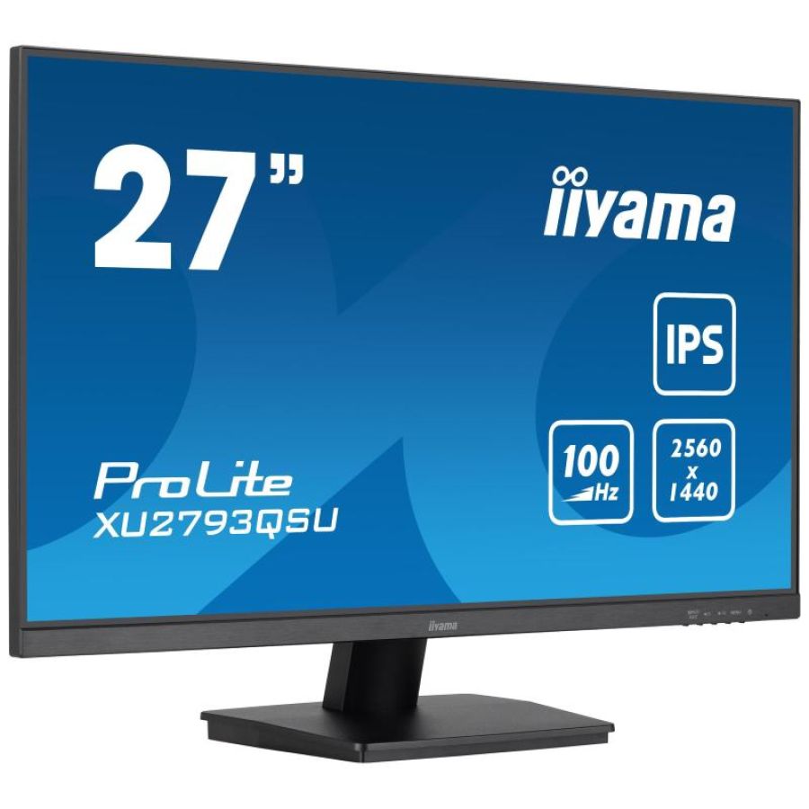 Iiyama prolite xu2793qsu-b7 led display 68,6 cm (27\) 2560 x 1440 pixel wide quad hd nero