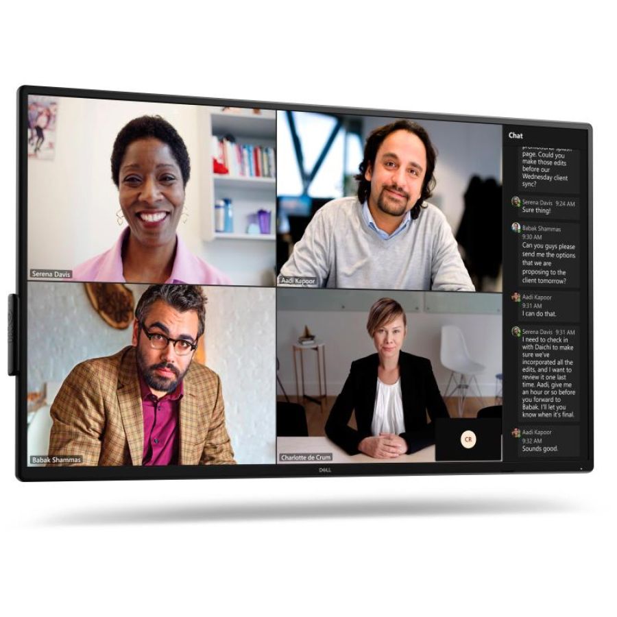 Dell p5525qc pannello piatto per segnaletica digitale 138,8 cm (54.6\) lcd 400 cd/m² 4k ultra hd nero