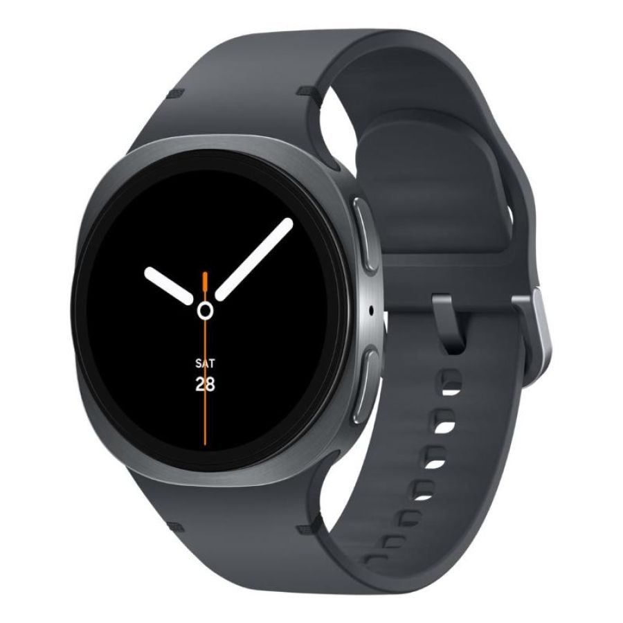 Samsung galaxy watch 8 3,3 cm (1.3\) amoled 40 mm digitale 438 x 438 pixel touch screen 4g grafite wi-fi gps (satellitare)