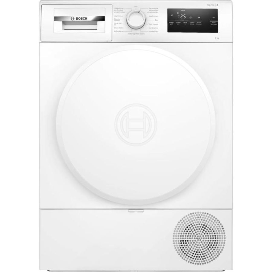 Bosch serie 4 wth83vv4 asciugatrice libera installazione caricamento frontale 8 kg bianco