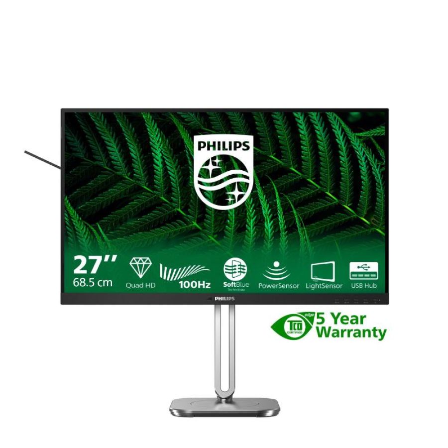 Philips 5000 series 27b2g5500/00 monitor pc 68,6 cm (27\) 2560 x 1440 pixel quad hd lcd antracite