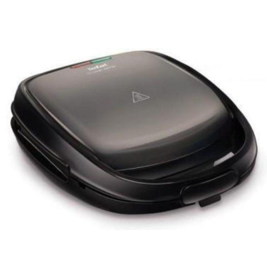 Tefal sw341b 2 waffle 700 w nero, grigio