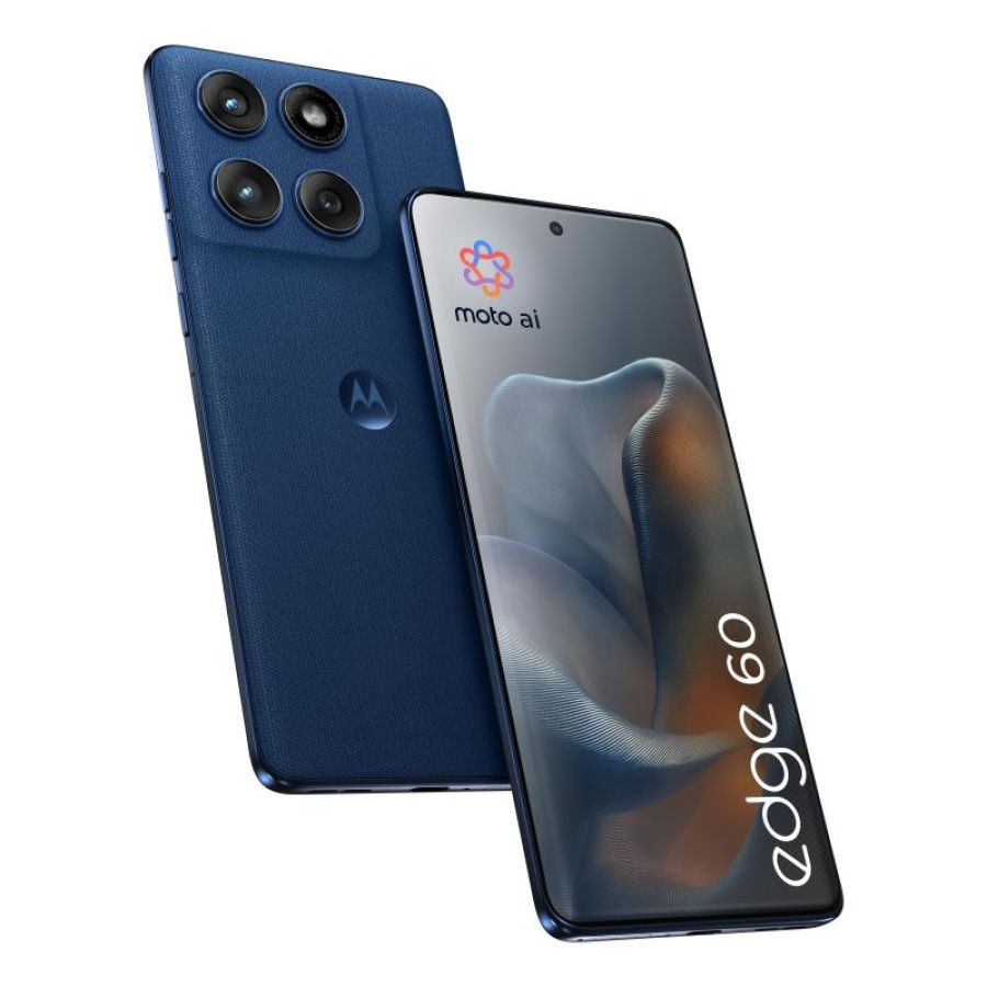 Motorola edge 60 16,9 cm (6.67\) doppia sim android 15 5g usb tipo-c 12 gb 512 gb 5200 mah blu