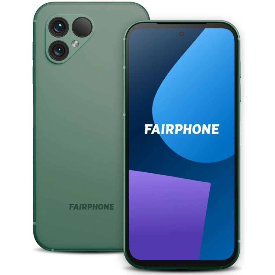 Fairphone 5 16,4 cm (6.46\) doppia sim android 13 5g usb tipo-c 6 gb 128 gb 4200 mah verde