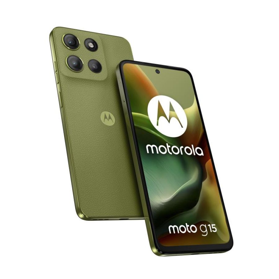 Motorola moto g15 17,1 cm (6.72\) doppia sim android 15 4g usb tipo-c 4 gb 128 gb 5200 mah verde
