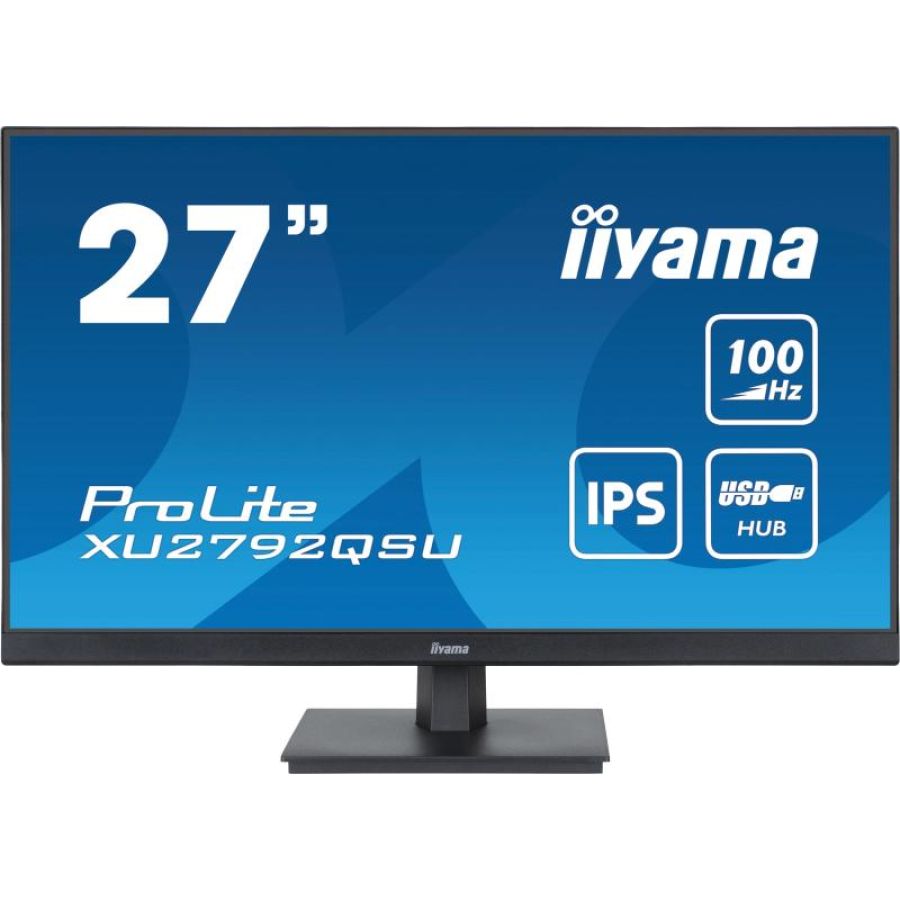 Iiyama prolite monitor pc 68,6 cm (27\) 2560 x 1440 pixel dual wqhd led nero