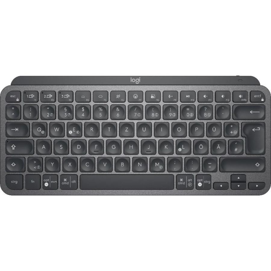 Logitech mx keys mini tastiera rf senza fili + bluetooth qwertz tedesco grafite