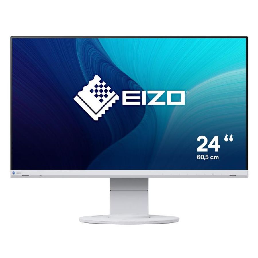Eizo flexscan ev2460-wt led display 60,5 cm (23.8\) 1920 x 1080 pixel full hd bianco