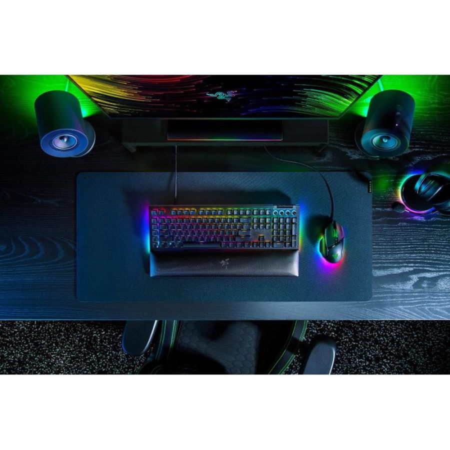 Razer blackwidow v4 tastiera usb qwerty tedesco nero