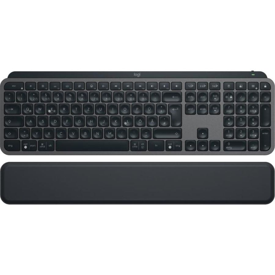 Logitech mx keys s tastiera rf senza fili + bluetooth qwertz tedesco grafite