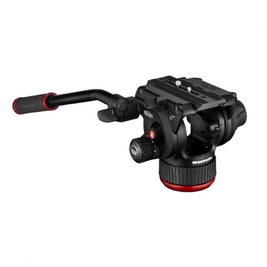 Manfrotto 504x testa per treppiede nero alluminio 1/4, 3/8\ fluido