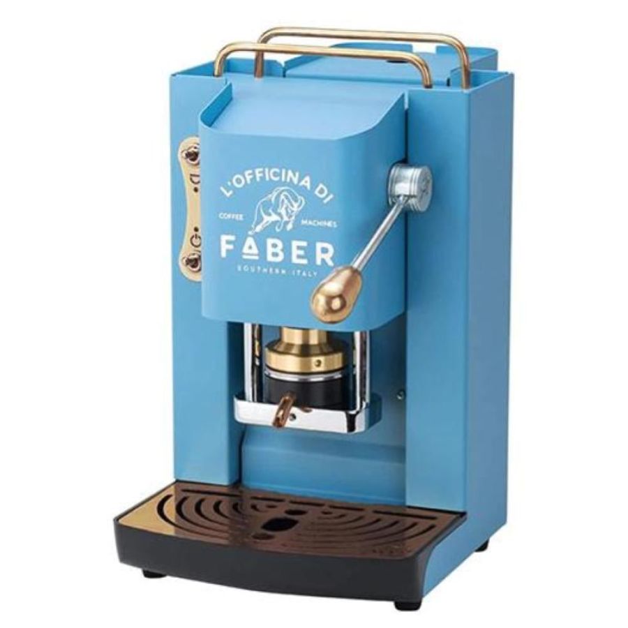 Macchina caffe faber deluxe turquoise