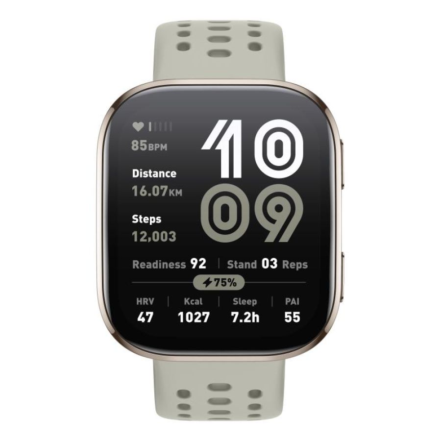 Amazfit bip 6 stone 5 cm (1.97\) amoled digitale 390 x 450 pixel touch screen oro gps (satellitare)