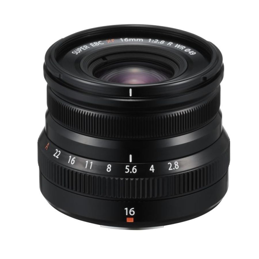 Fujifilm fujinon xf16mmf2.8 r wr milc obiettivo ampio nero