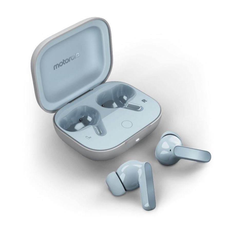 Motorola moto buds cuffie wireless in-ear chiamate/musica/sport/tutti i giorni bluetooth blu