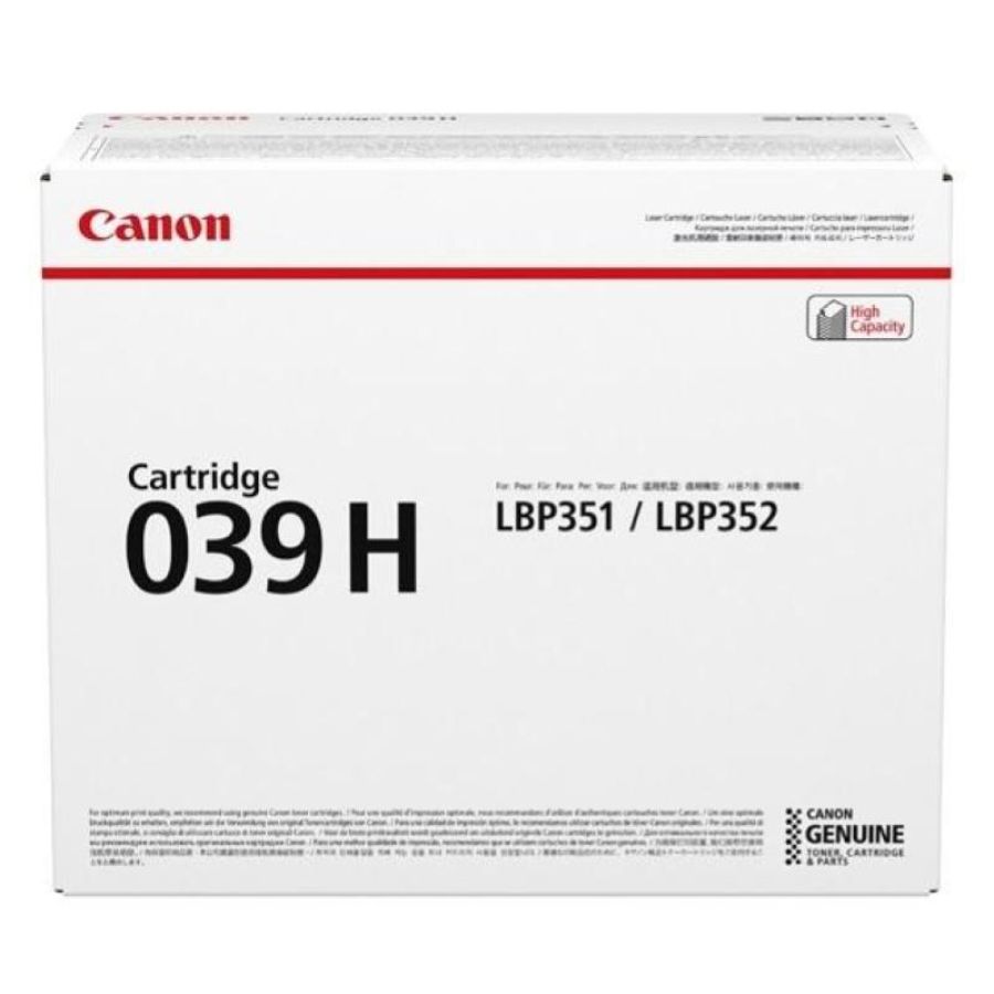 Canon 039h cartuccia toner 1 pz originale nero