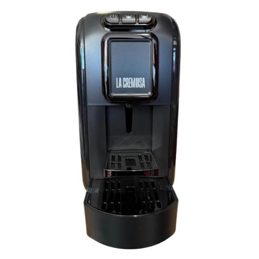 Macchina da caffe` a cialde la cremosa - nera