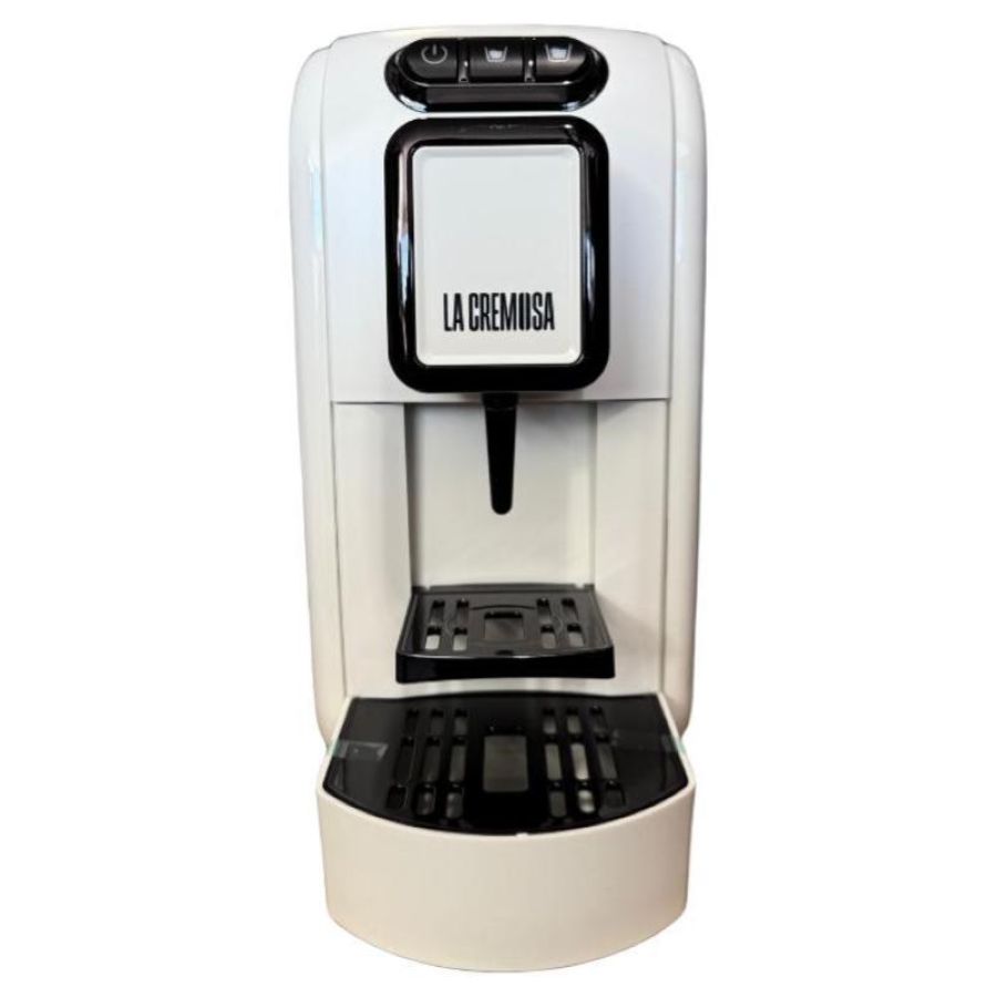 Macchina da caffe` a cialde la cremosa - bianca