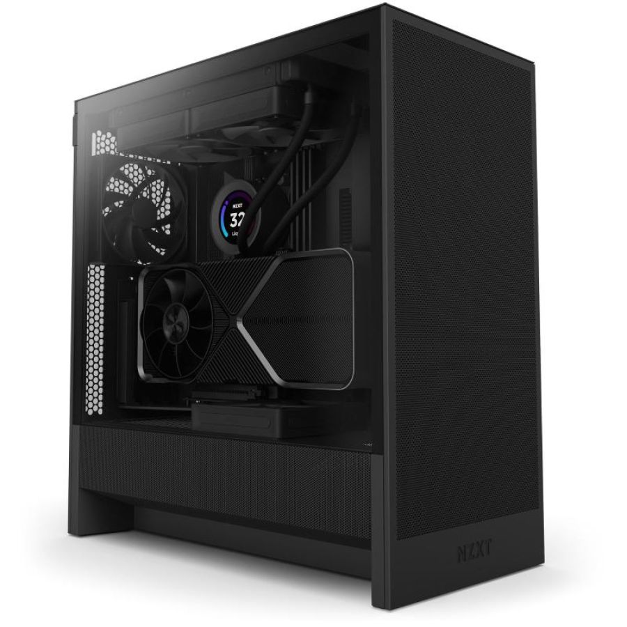 Nzxt h5 flow midi tower nero