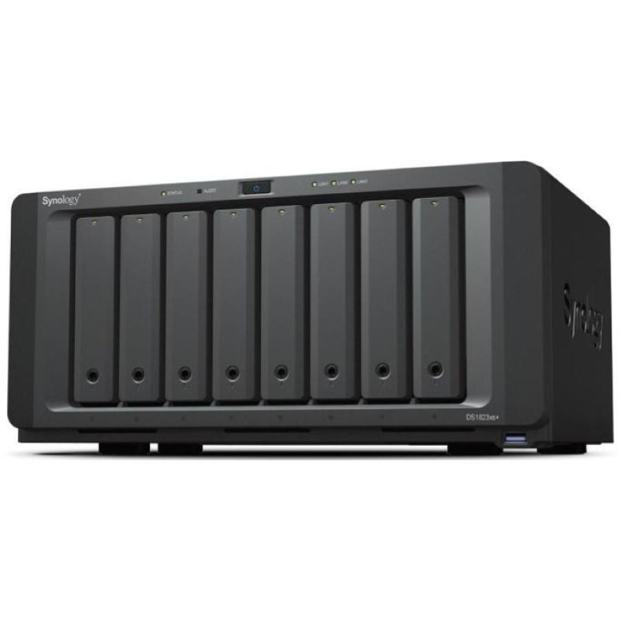 Synology diskstation ds1823xs+ server nas e di archiviazione tower collegamento ethernet lan nero v1780b