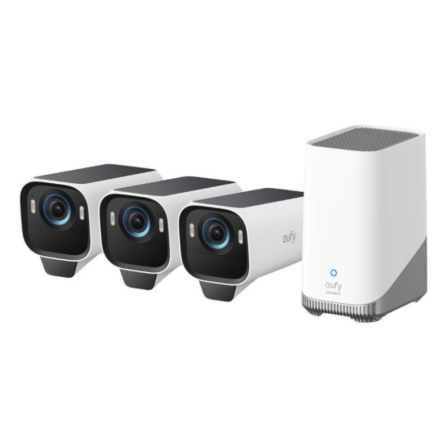 Eufy cam s3 pro 3+1 pallottola (forma) telecamera di sicurezza ip esterno 3840 x 2160 pixel parete
