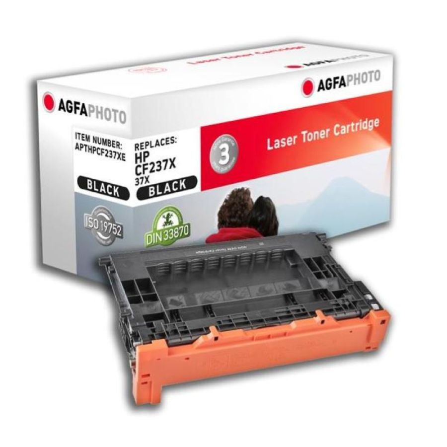 Agfaphoto apthpcf237xe cartuccia toner 1 pz compatibile nero