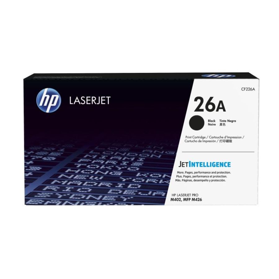 Hp cartuccia toner originale nero laserjet 26a