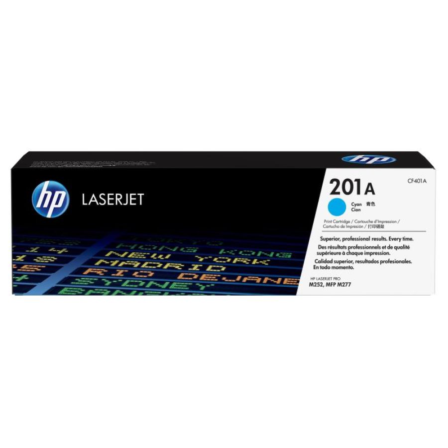Hp cartuccia toner ciano originale laserjet 201a