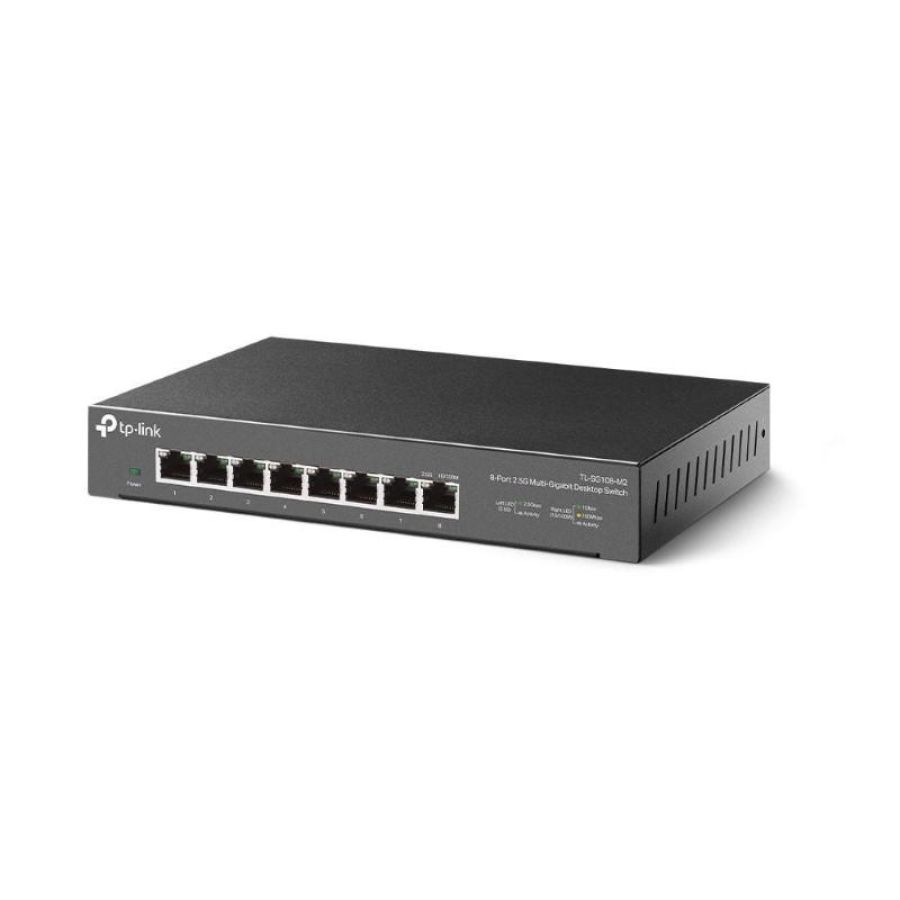 Tp-link tl-sg108-m2 switch di rete non gestito 2.5g ethernet (100/1000/2500) nero