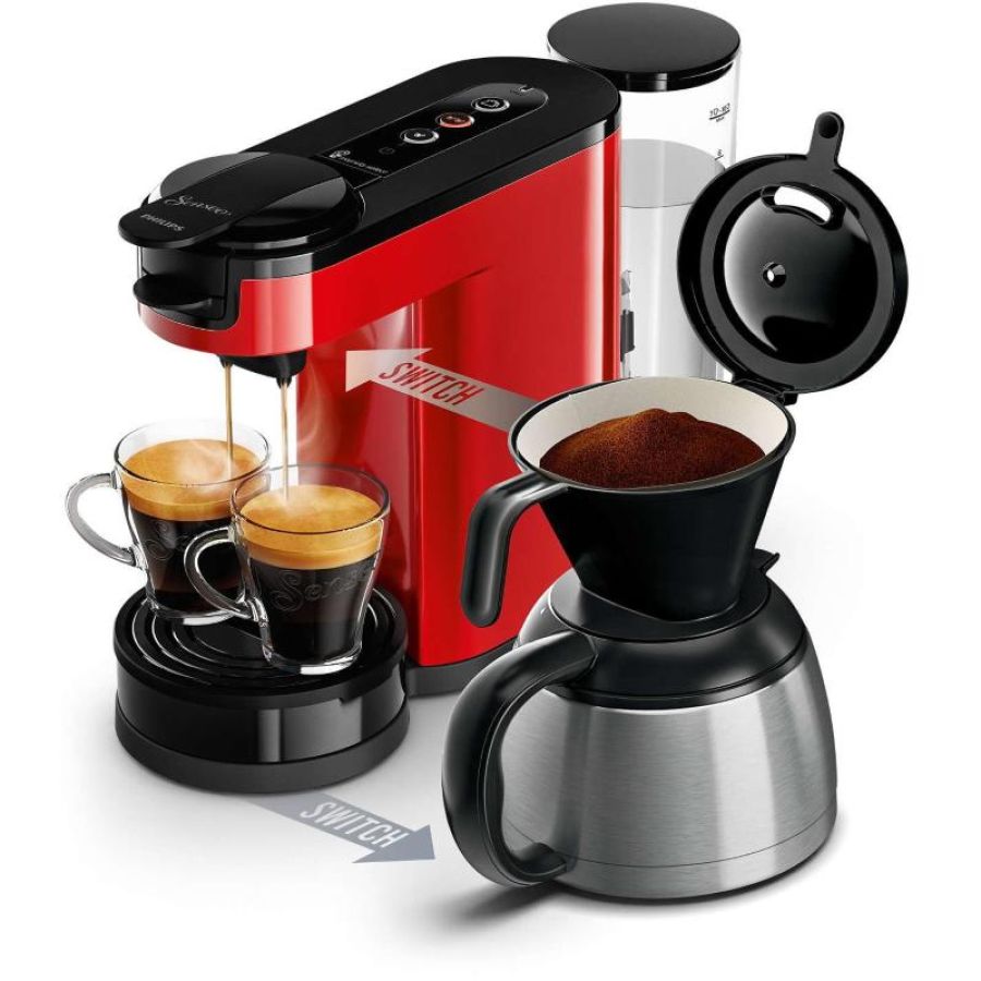 Senseo hd6592/84 macchina per caffè automatica/manuale macchina da caffè combi 1 l