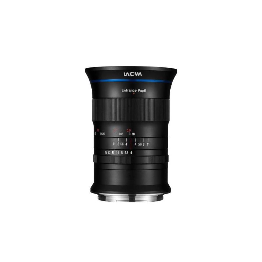 Laowa 17mm f/4 ultra-wide gfx zero-d milc obiettivo ampio nero