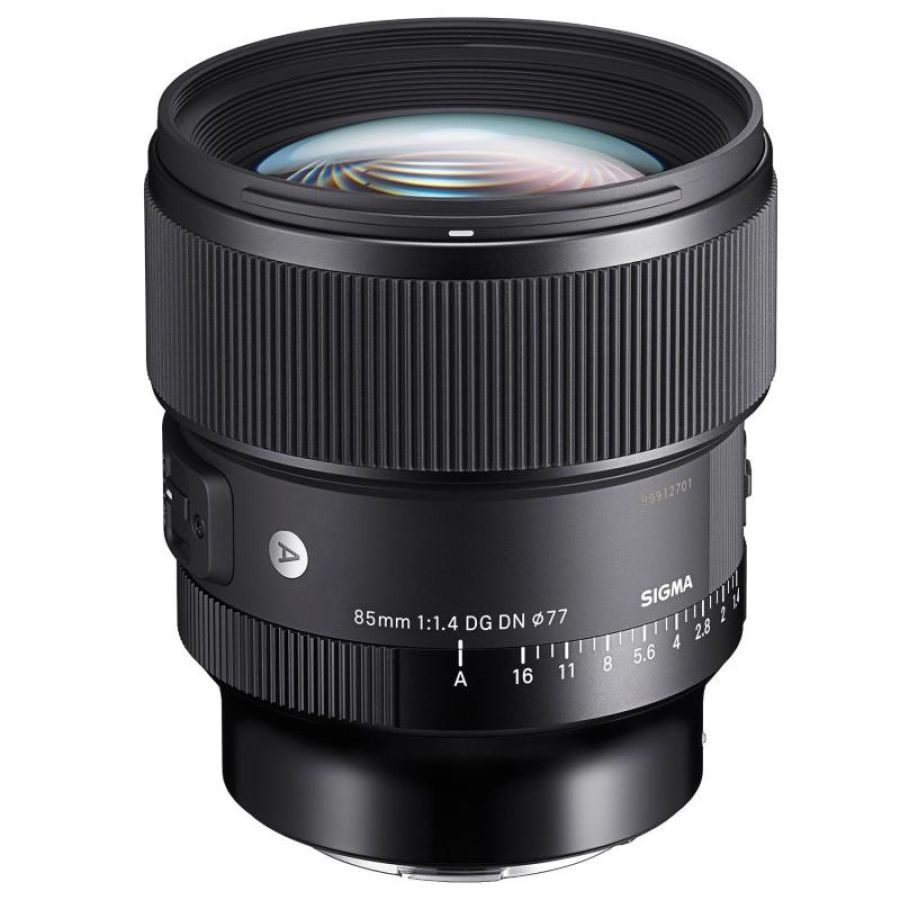 Sigma 85mm / f 1.4 dg dn art milc/srl teleobiettivo nero