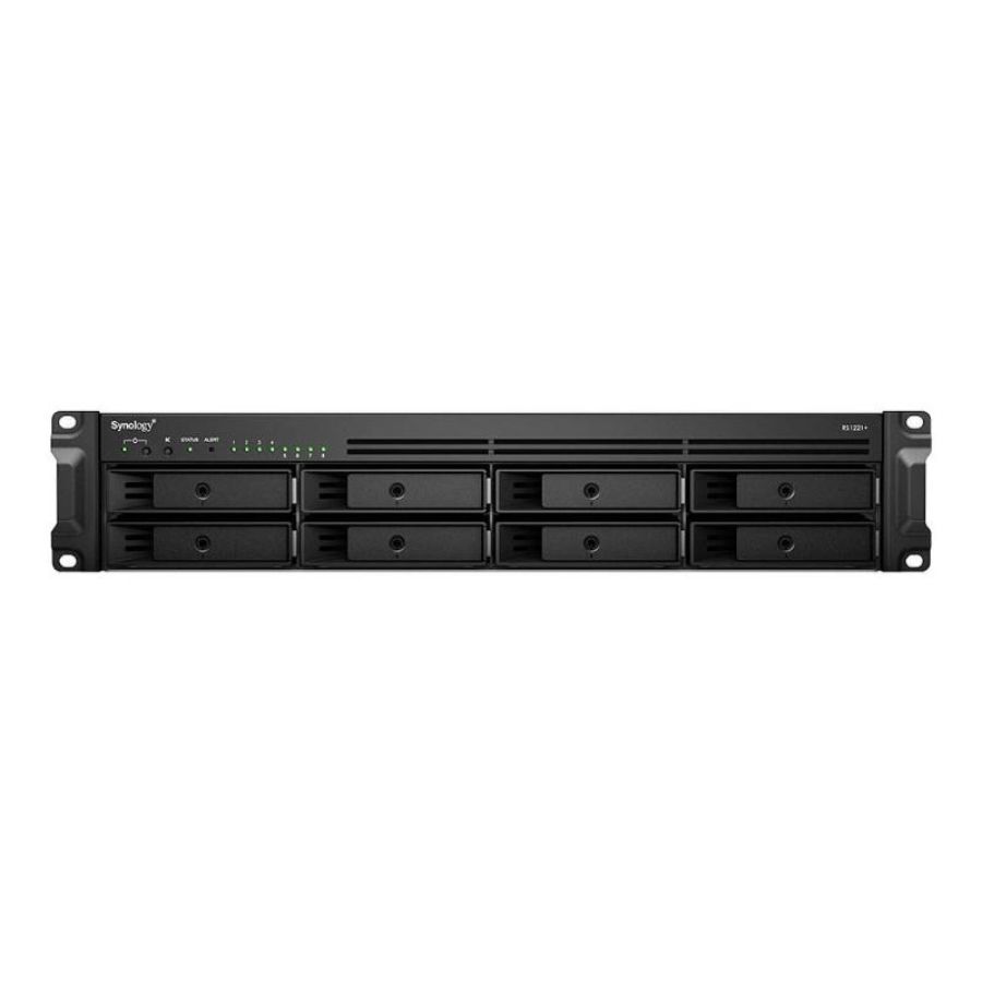 Synology rackstation rs1221+ server nas e di archiviazione armadio (2u) collegamento ethernet lan nero v1500b