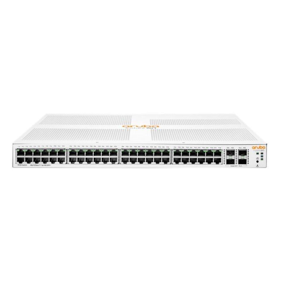 Aruba jl685a switch di rete gestito gigabit ethernet (10/100/1000) 1u bianco