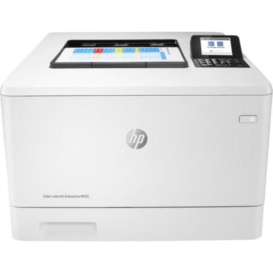 Hp stampante laser a4 colore, laserjet m455dn, 27ppm, fronte/retro, usb/lan