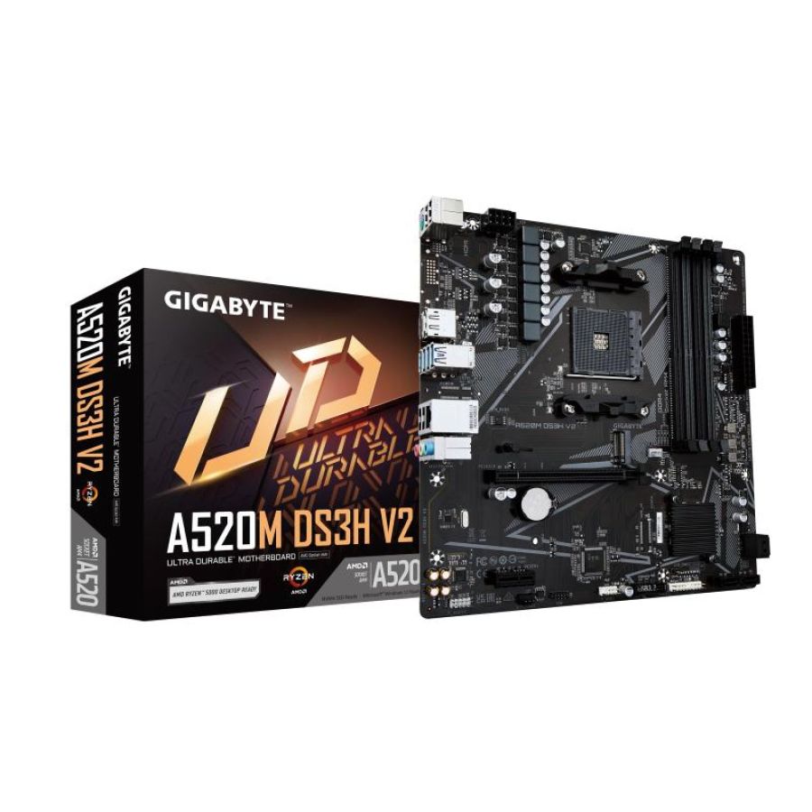 Gigabyte a520m ds3h v2 scheda madre socket am4 micro atx